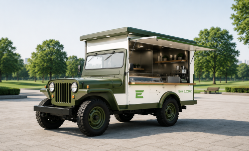 Electric food cart for mobile food business – Evoltor India